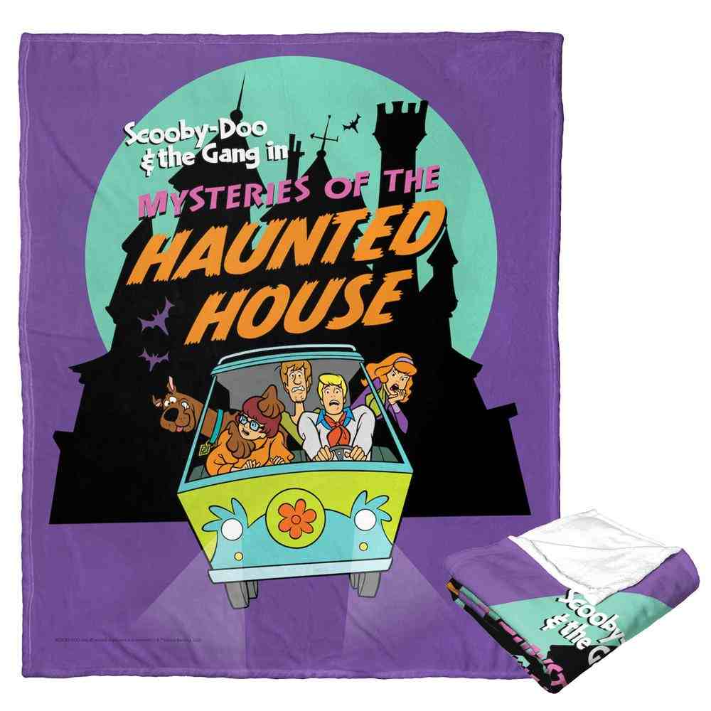 Warner Bros. Scooby-Doo Mysteries Of The Haunted House Silk Touch Throw Blanket 50x60 Inches