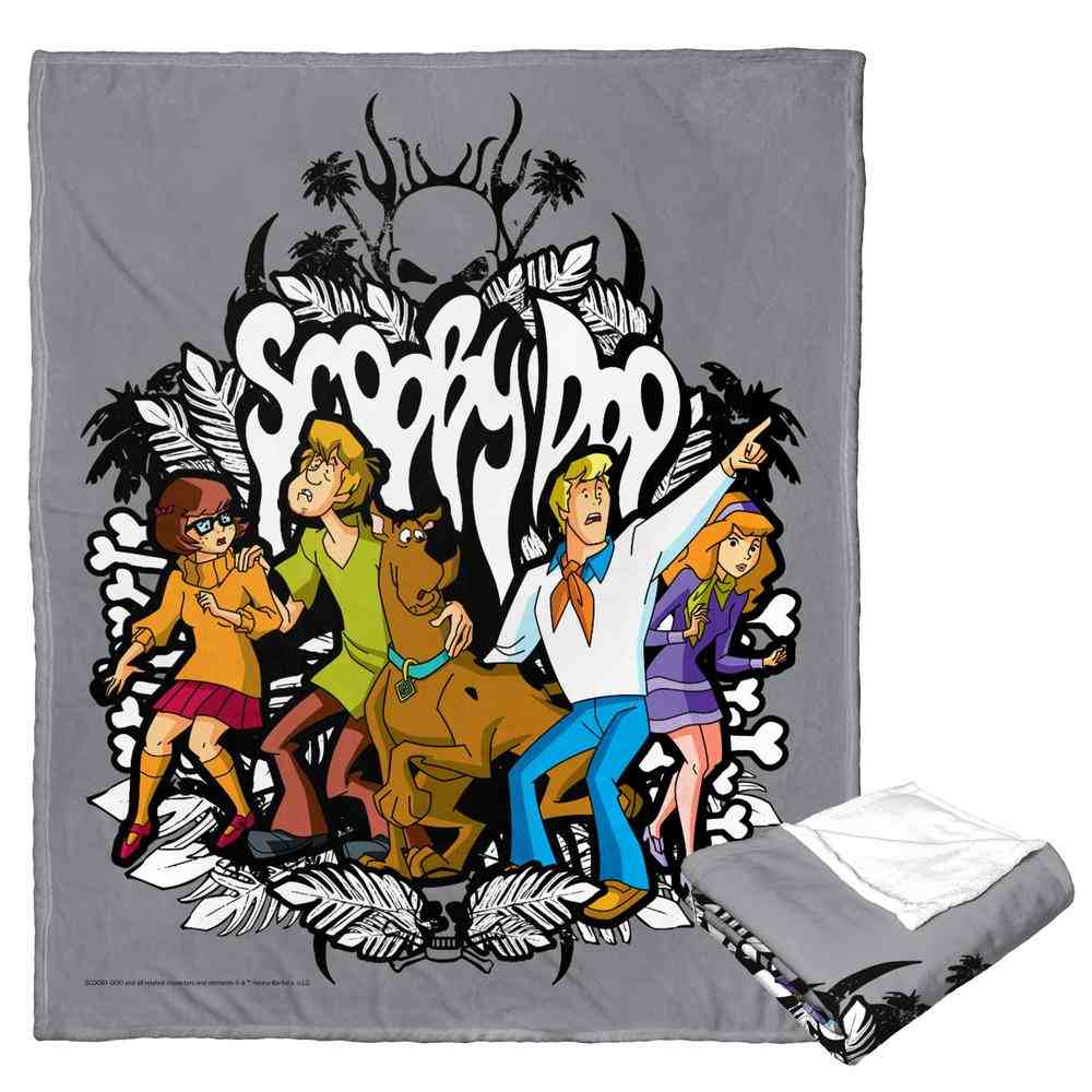 Warner Bros. Scooby-Doo Mystery Incorporated Silk Touch Throw Blanket 50x60 Inches