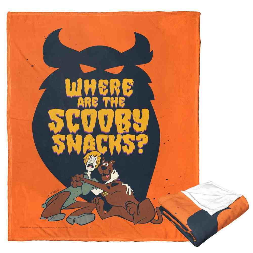 Warner Bros. Scooby-Doo Where Are The Scooby Snacks Silk Touch Throw Blanket 50x60 Inches