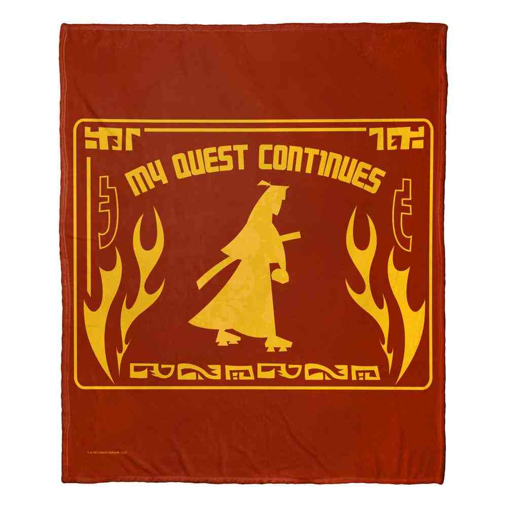 Cartoon Network Samurai Jack Quest Continues Silk Touch Throw Blanket 50x60 Inches