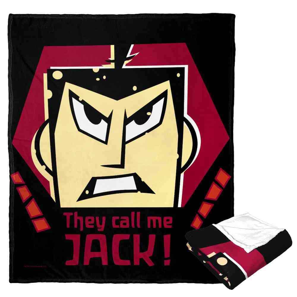 Cartoon Network Samurai Jack They Call Me Jack Silk Touch Throw Blanket 50x60 Inches
