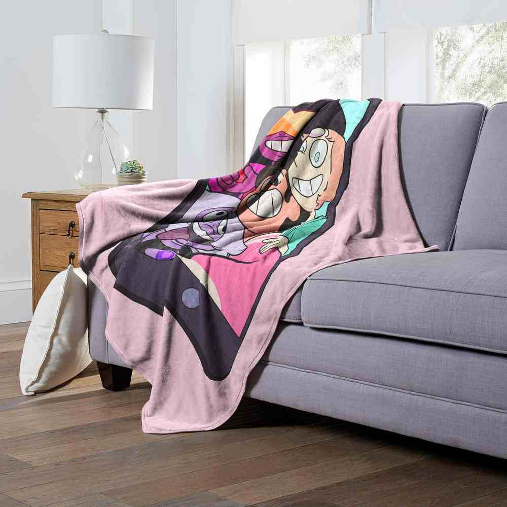 Cartoon Network Steven Universe Family Forever Silk Touch Throw Blanket 50x60 Inches