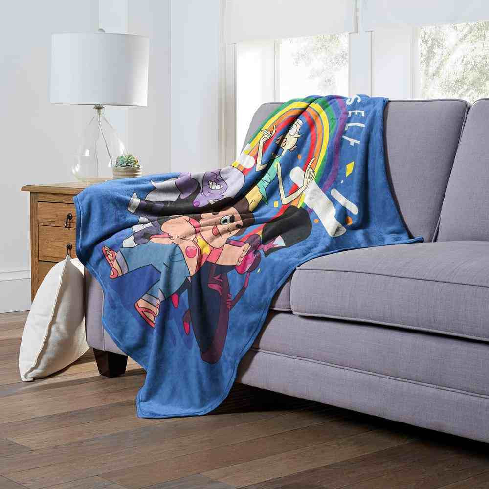Cartoon Network Steven Universe Love Yourself Silk Touch Throw Blanket 50x60 Inches