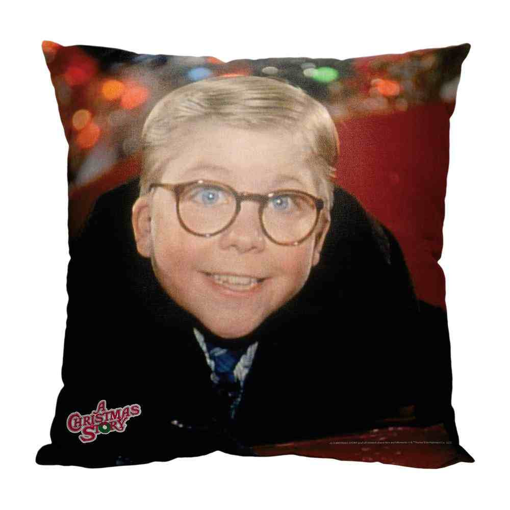 Warner Bros. A Christmas Story What I Want For Christmas Is Throw Pillow 18x18 Inches