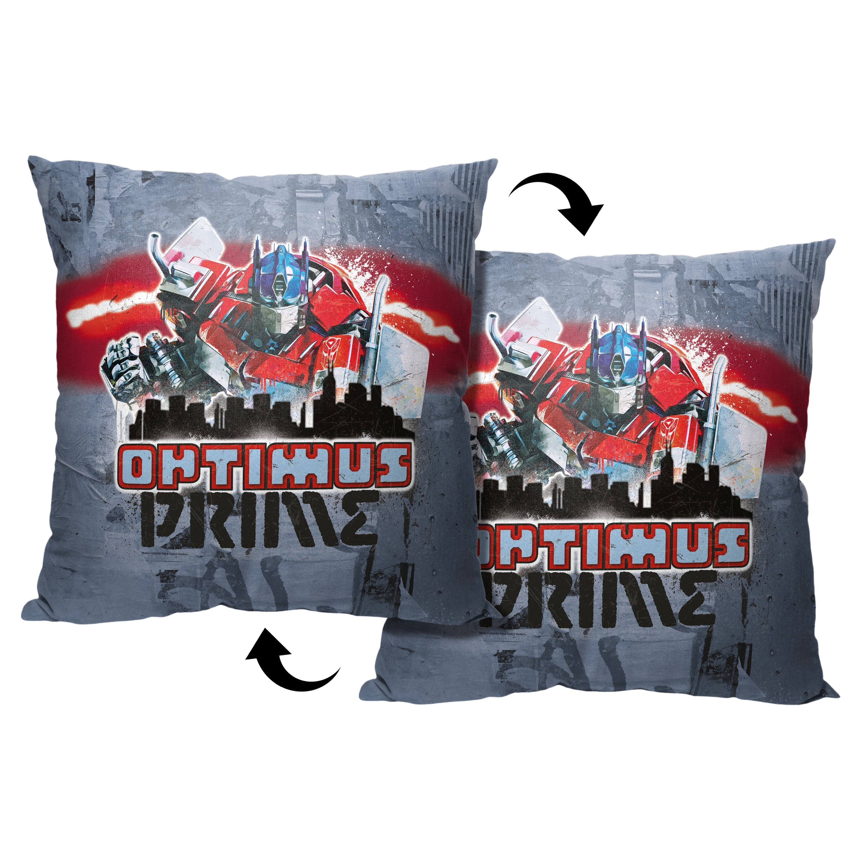 Hasbro Transformers: Rise Of The Beasts Brooklyn Optimus Throw Pillow 18x18 Inches