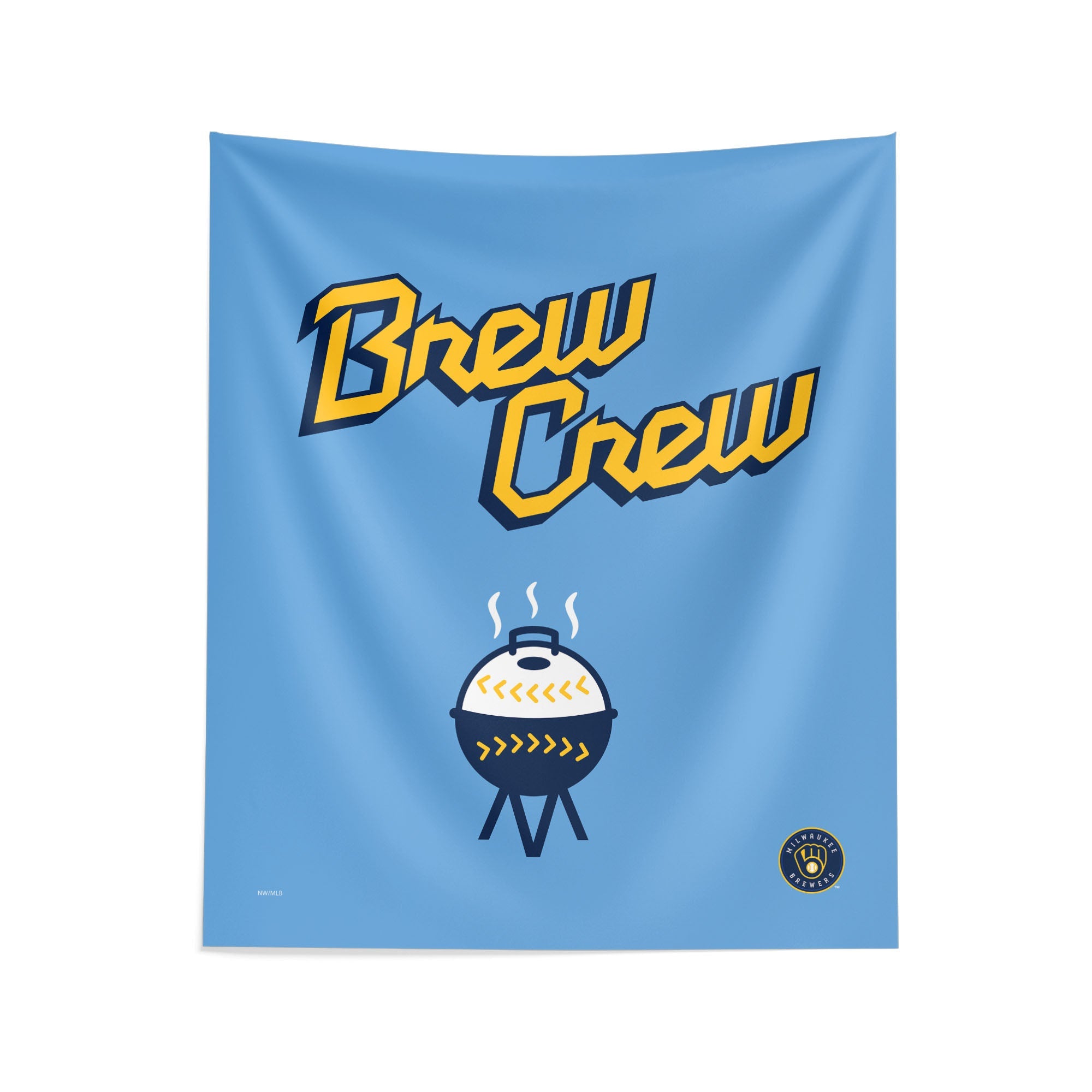 MLB Milwaukee Brewers City Connect Wall Hanging 34¡Á40 Inches