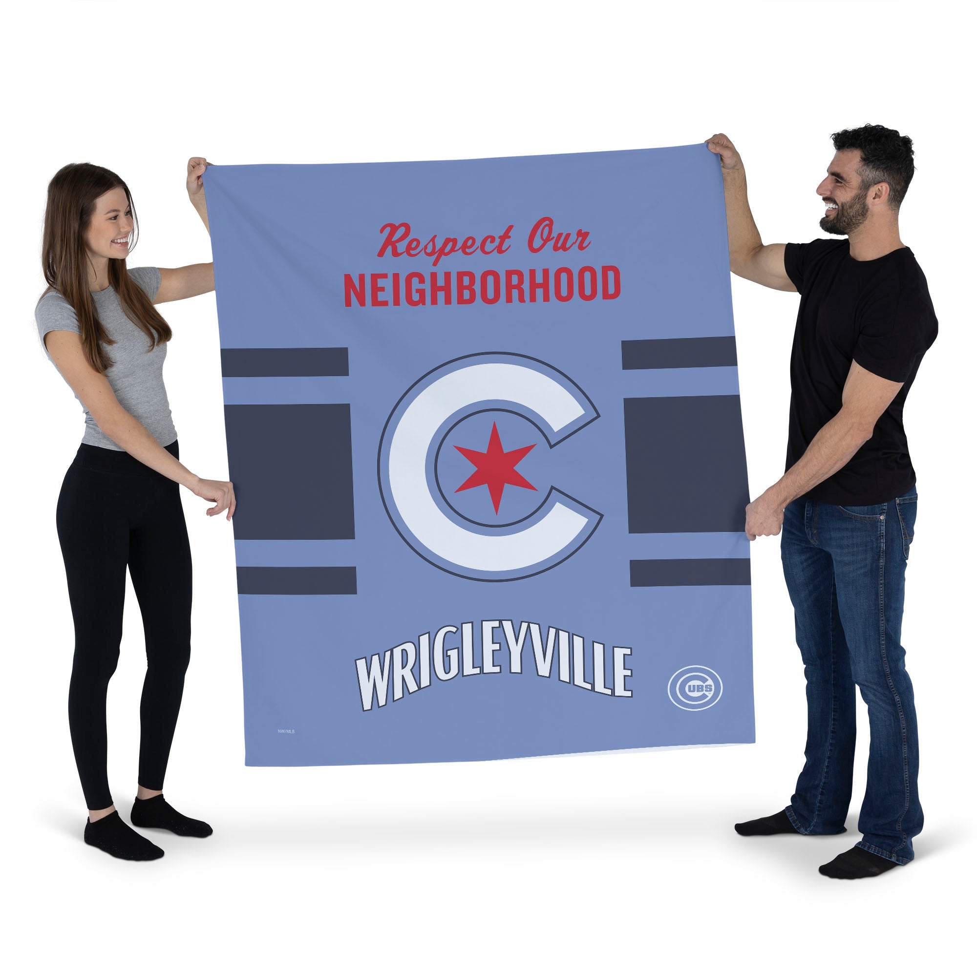 MLB Chicago Cubs City Connect Wall Hanging 34¡Á40 Inches