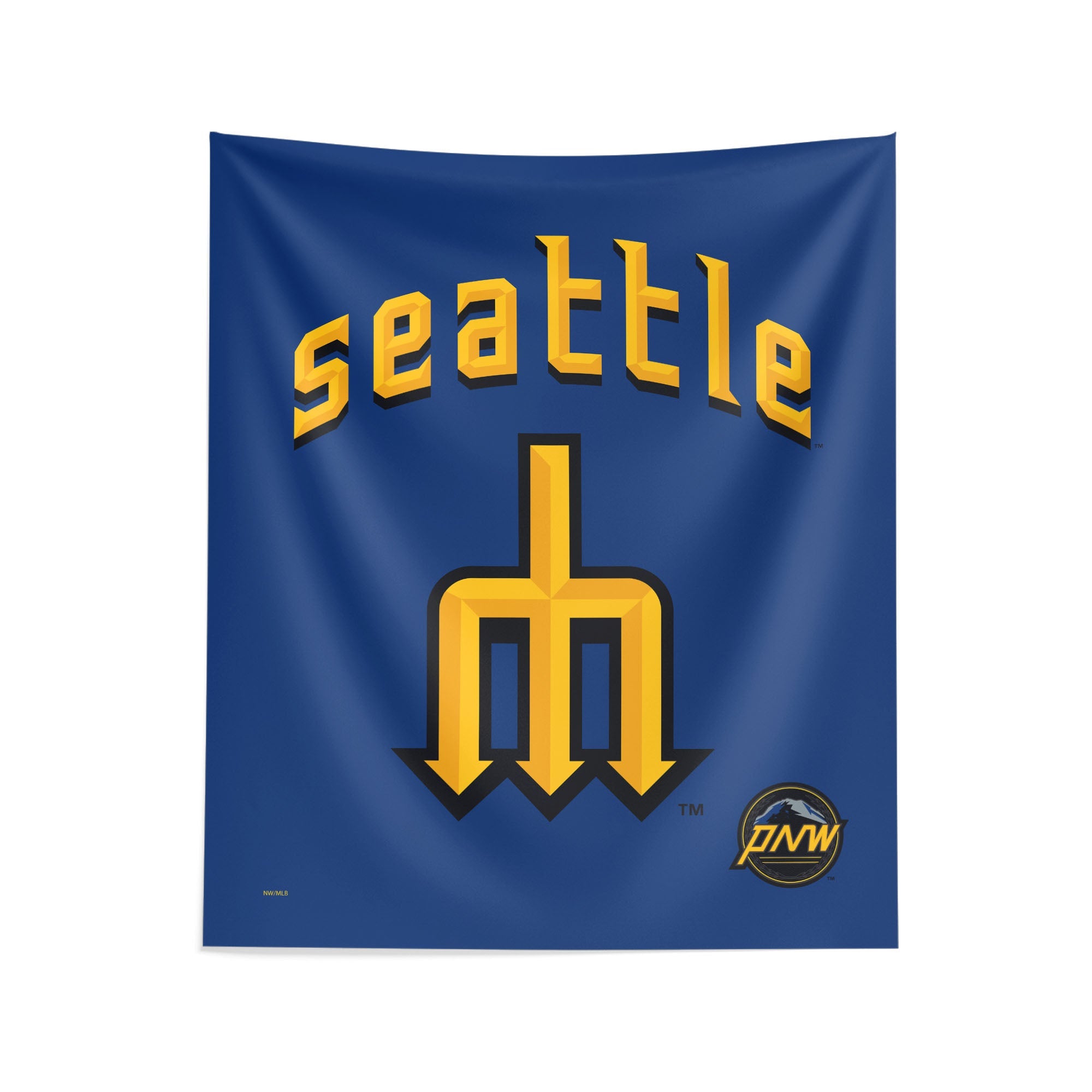 MLB Seattle Mariners City Connect Wall Hanging 34¡Á40 Inches