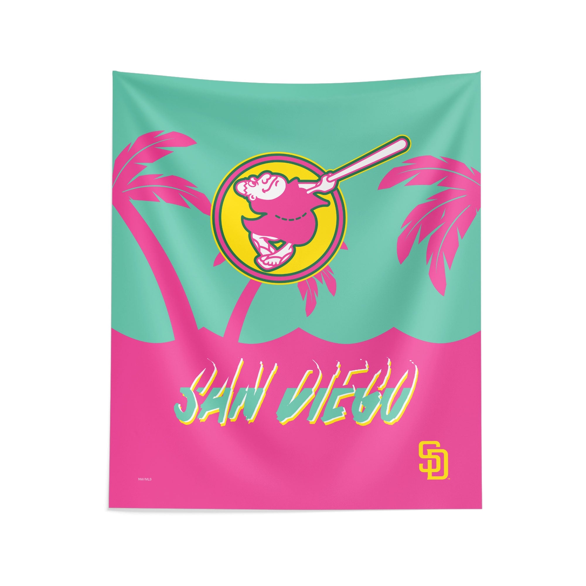 MLB San Diego Padres City Connect Wall Hanging 34¡Á40 Inches