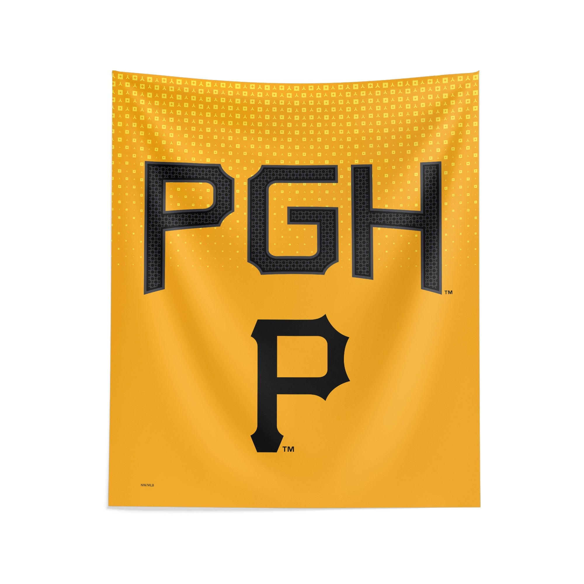 MLB Pittsburgh Pirates City Connect Wall Hanging 34x40 Inches