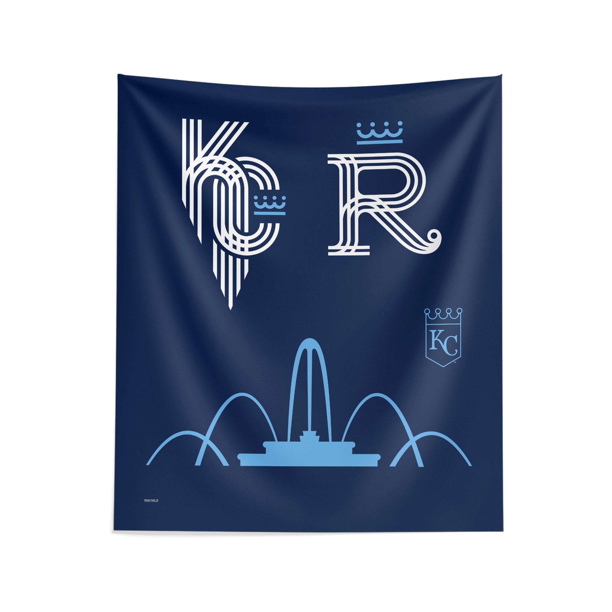 MLB Kansas City Royals City Connect Wall Hanging 34¡Á40 Inches