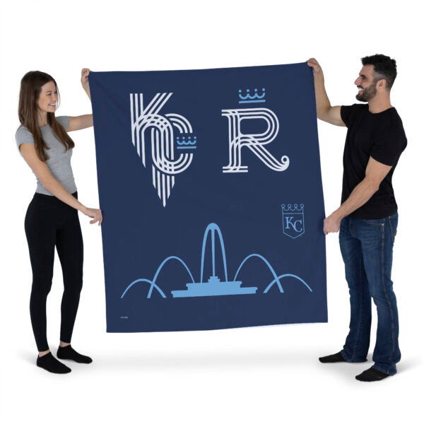 MLB Kansas City Royals City Connect Wall Hanging 34¡Á40 Inches