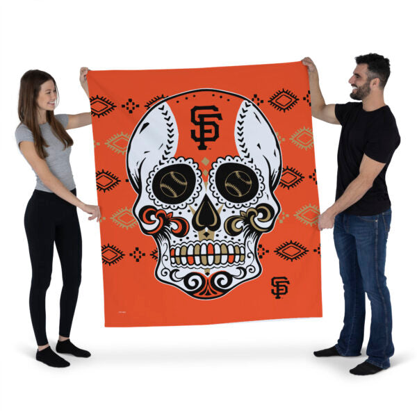 MLB San Francisco Giants Candy Skull Wall Hanging 34¡Á40 Inches