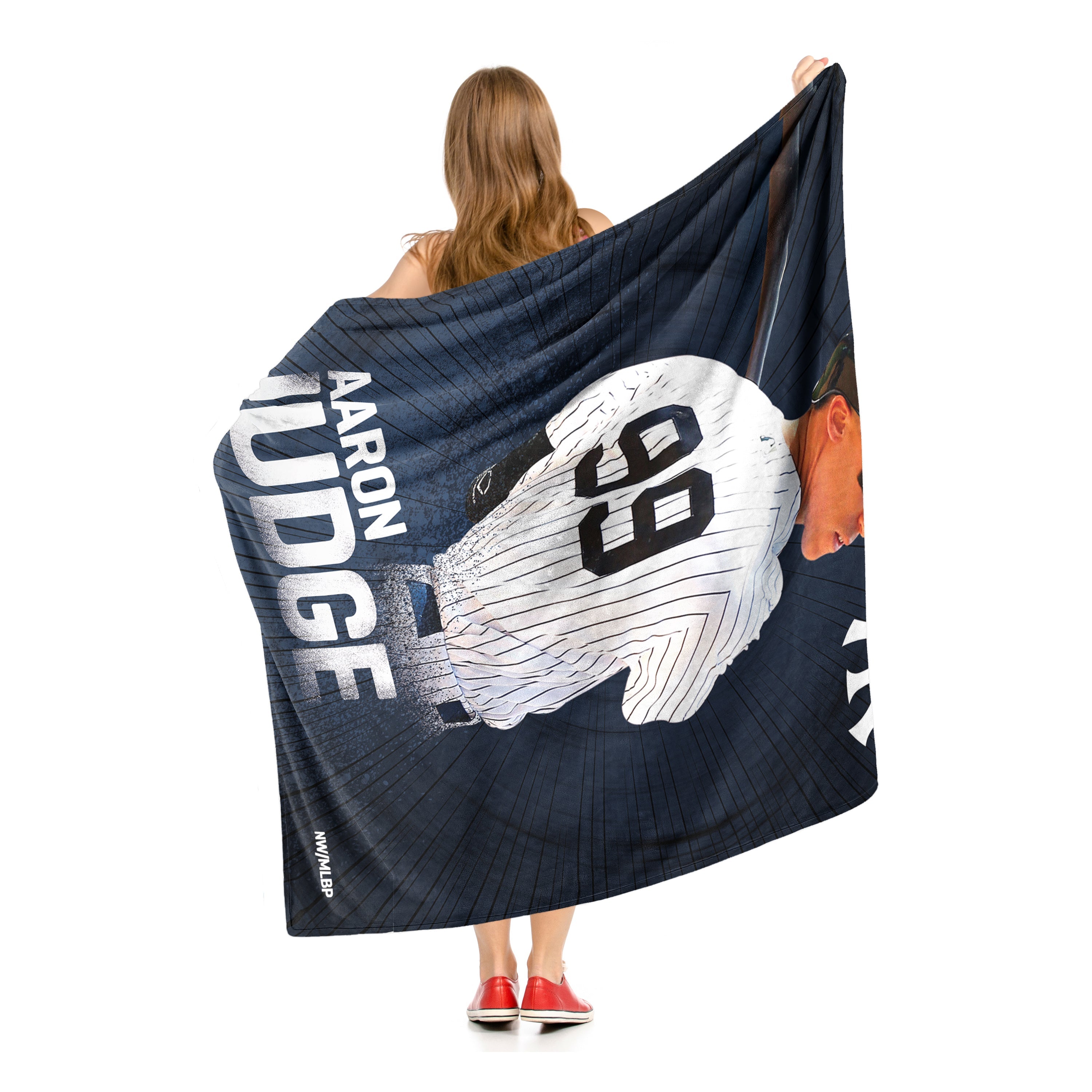 MLB New York Yankees Aaron Judge Silk Touch Throw Blanket 50x60 Inches