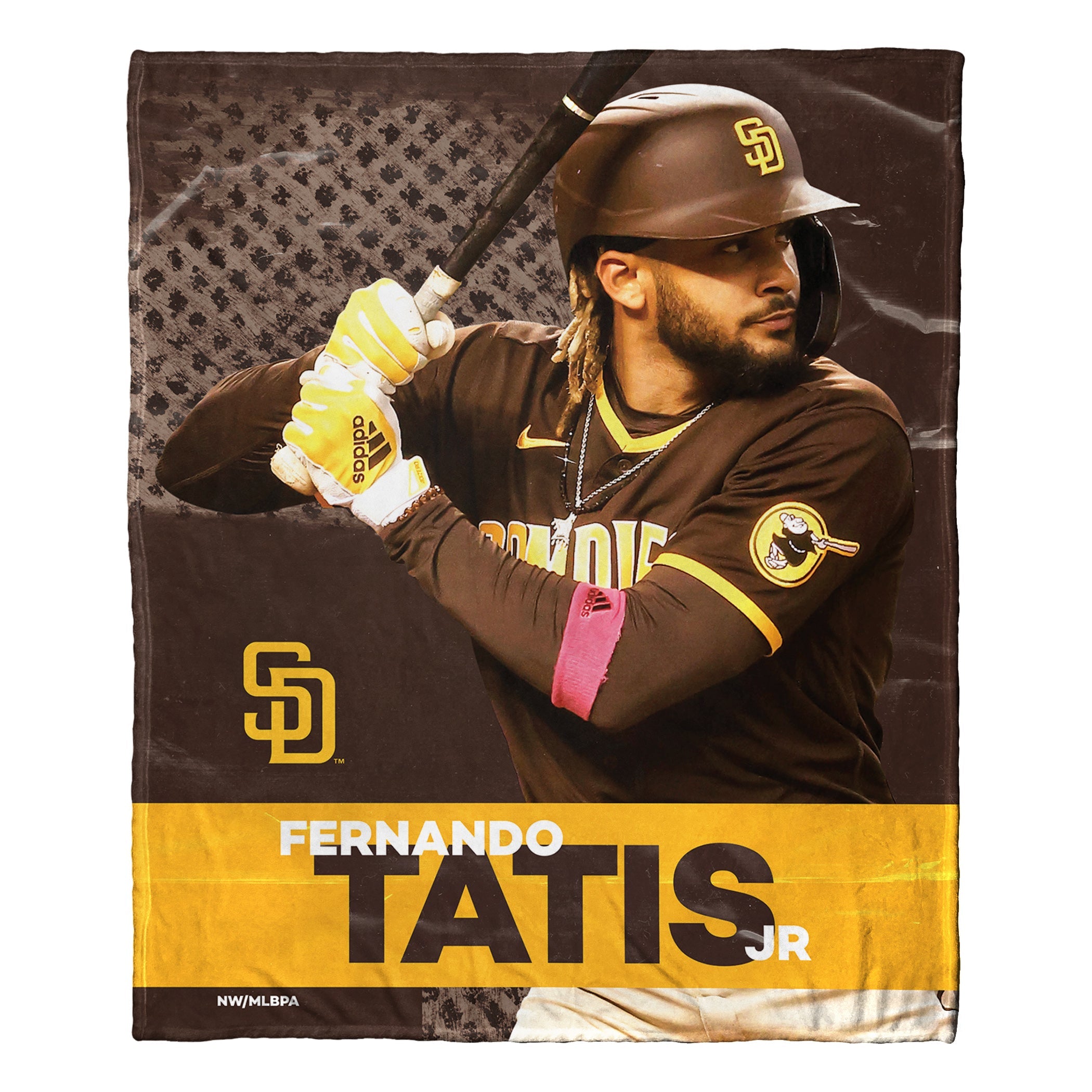 MLB San Diego Padres Fernando Tatis Jr. Silk Touch Throw Blanket 50x60 Inches