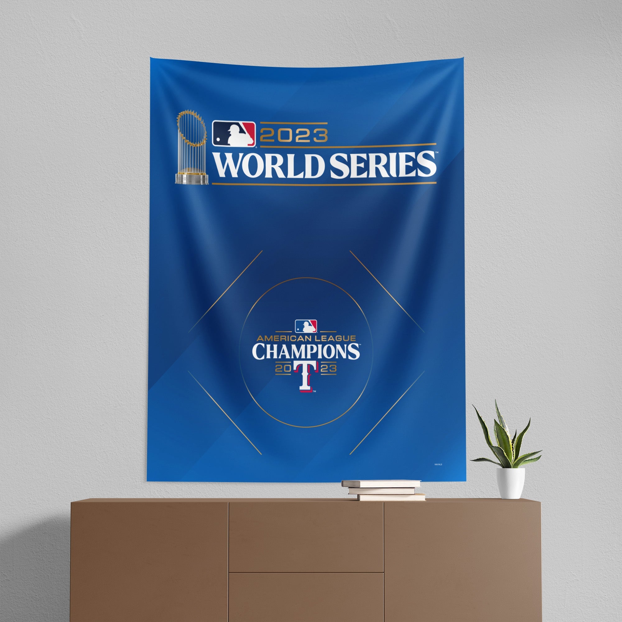MLB Texas Rangers 2023 WSP Manifest Wall Hanging 50x60 Inches