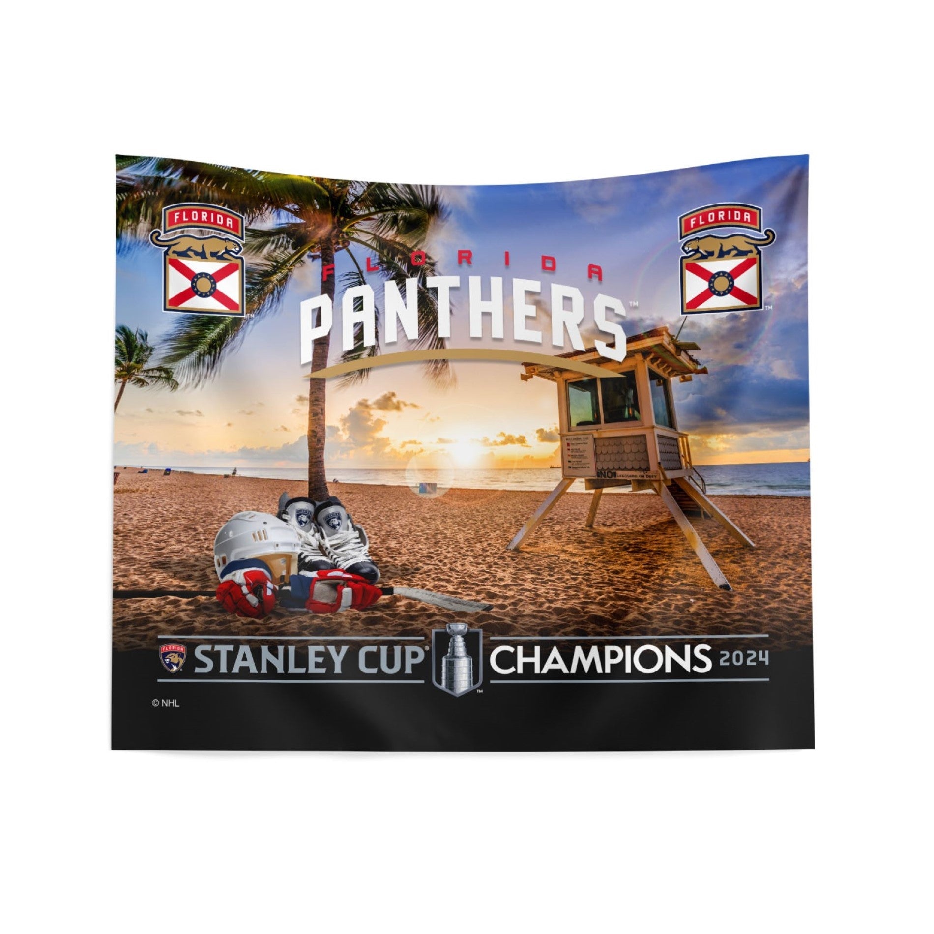 NHL Florida Panthers Photogenic Wall Hanging 50x60 Inches