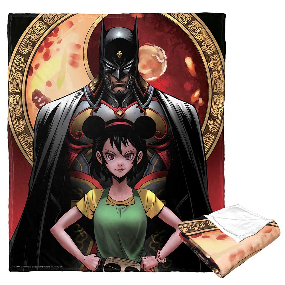 Warner Bros. Batman Lone Bat And Cub Silk Touch Throw Blanket 50 x 60 Inches