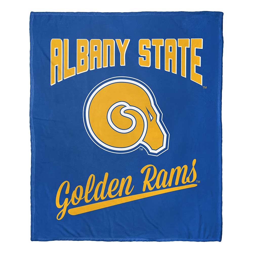 NCAA Albany State Golden Rams Alumni Silk Touch Throw Blanket 50x60 Inches