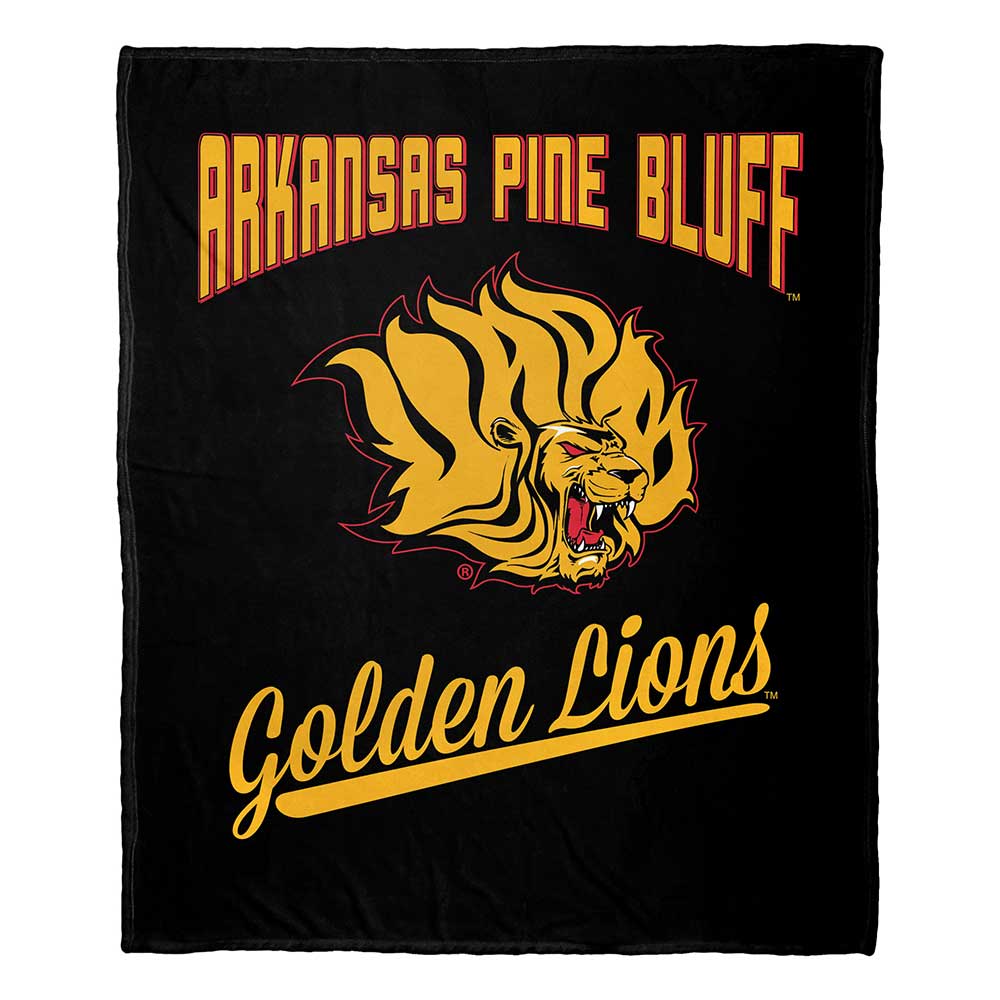 NCAA Arkansas Pine Bluff Golden Lions Alumni Silk Touch Throw Blanket 50x60 Inches