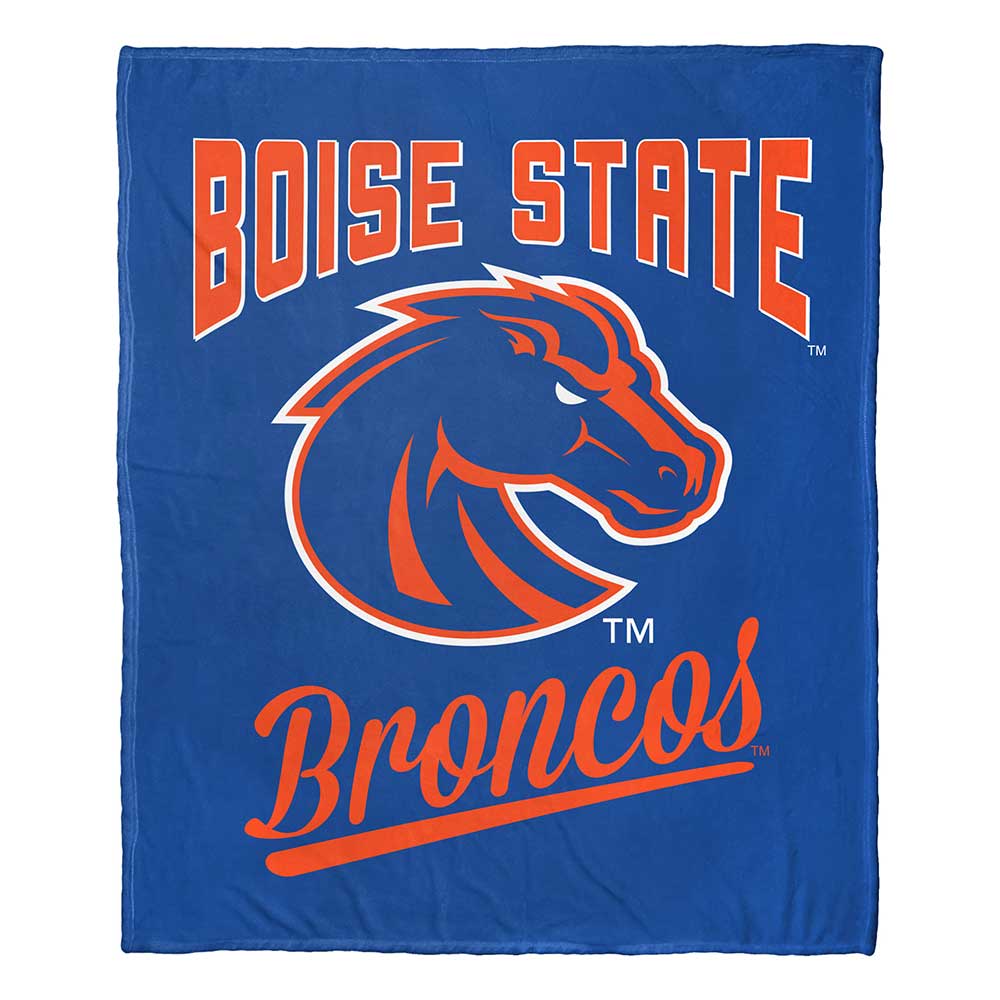NCAA Boise State Broncos Alumni Silk Touch Throw Blanket 50x60 Inches