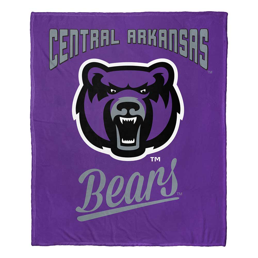 NCAA Central Arkansas Bears Alumni Silk Touch Throw Blanket 50x60 Inches