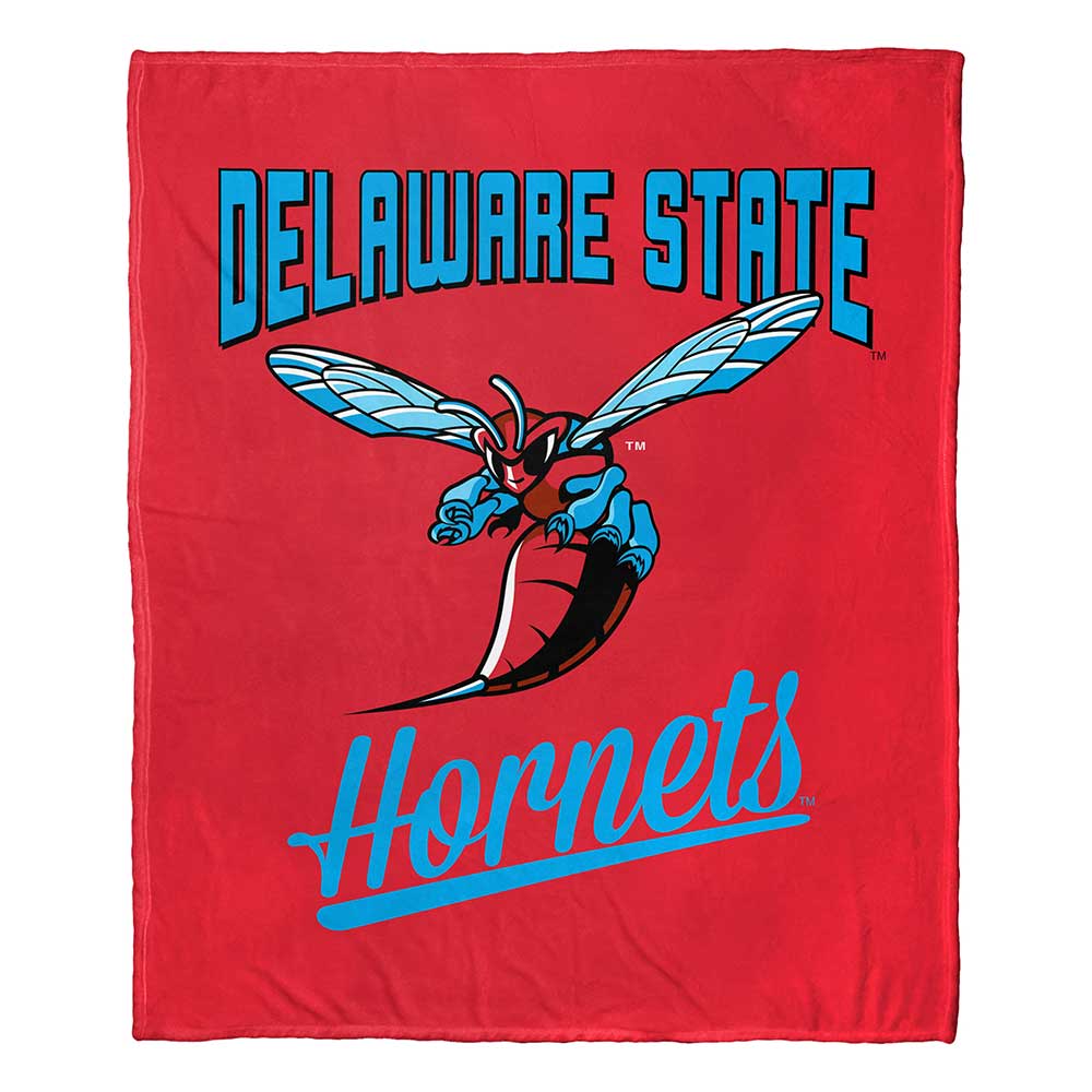 NCAA Delaware State Hornets Alumni Silk Touch Throw Blanket 50x60 Inches