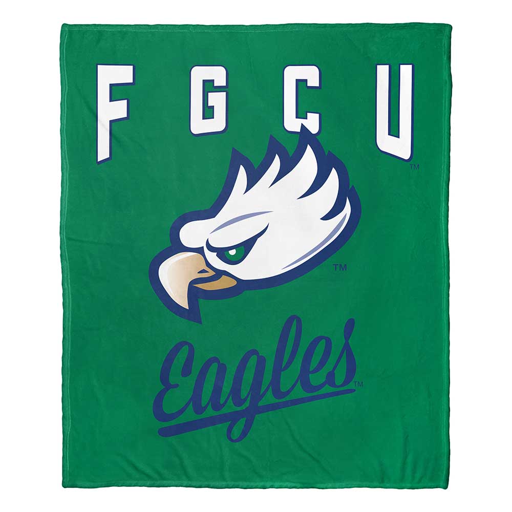 NCAA Florida Gulf Coast Eagles Alumni Silk Touch Throw Blanket 50x60 Inches