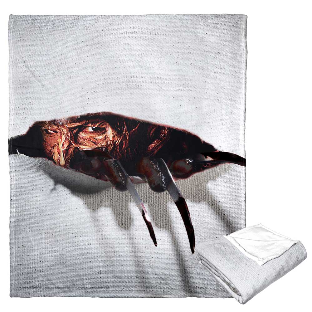 Warner Bros. Horror Here's Freddy Silk Touch Throw Blanket 50x60 Inches