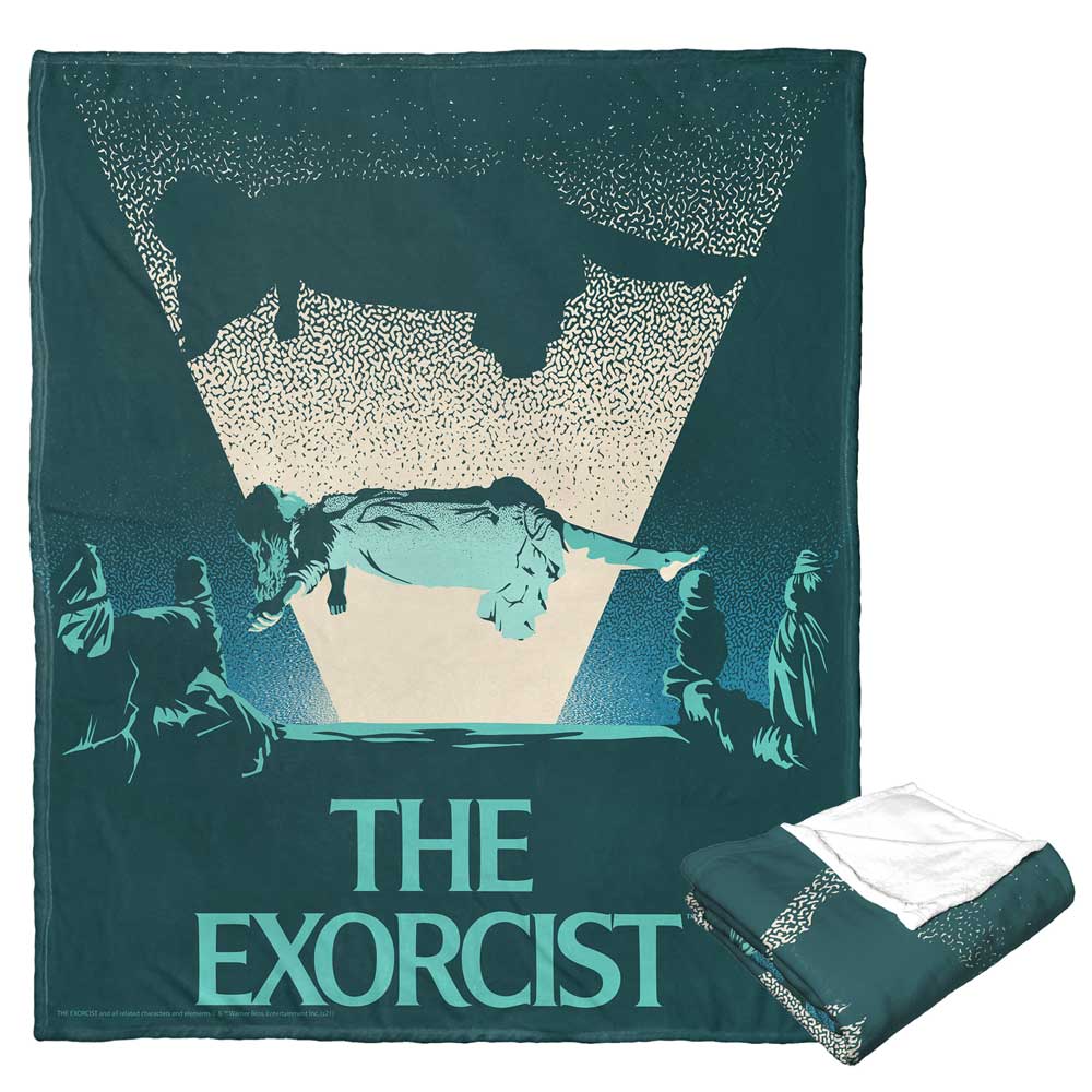 Warner Bros. The Exorcist Poster Silk Touch Throw Blanket 50x60 Inches