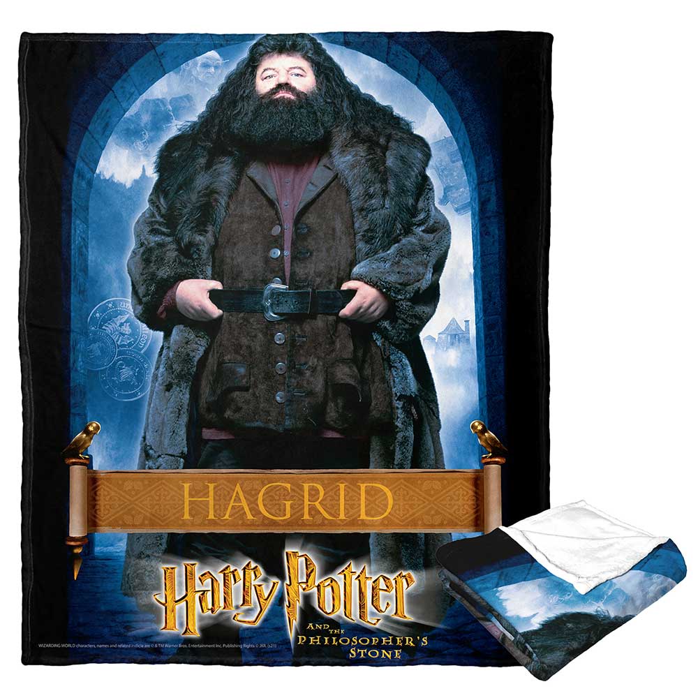 Warner Bros. Harry Potter Hagrid Silk Touch Throw Blanket 50x60 Inches