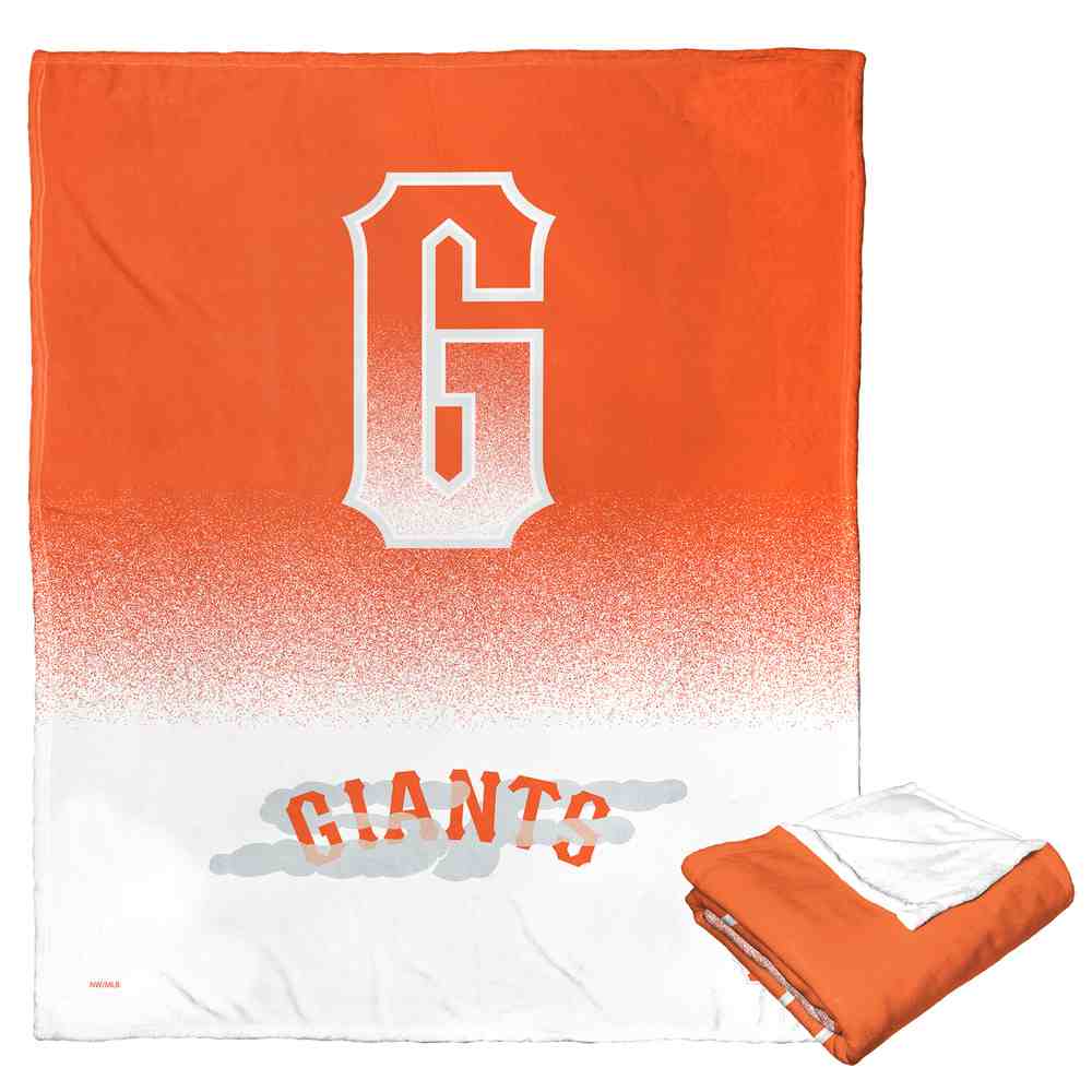 MLB San Francisco Giants Silk City Connect Touch Throw Blanket 50x60 Inches