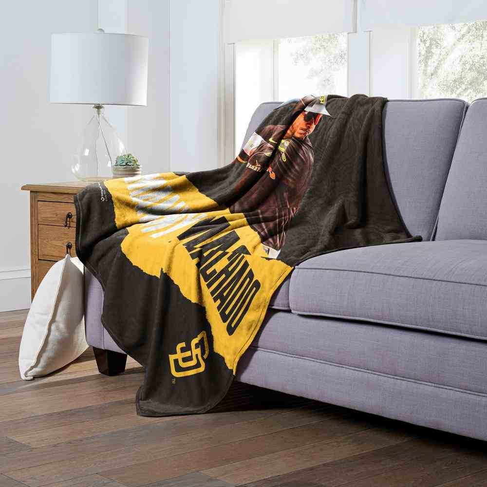 MLB San Diego Padres Manny Machado Silk Touch Throw Blanket 50x60 Inches