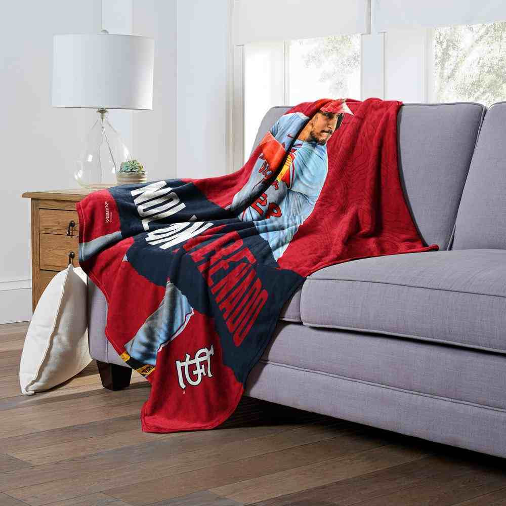 MLB St. Louis Cardinals Nolan Arenado Silk Touch Throw Blanket 50x60 Inches