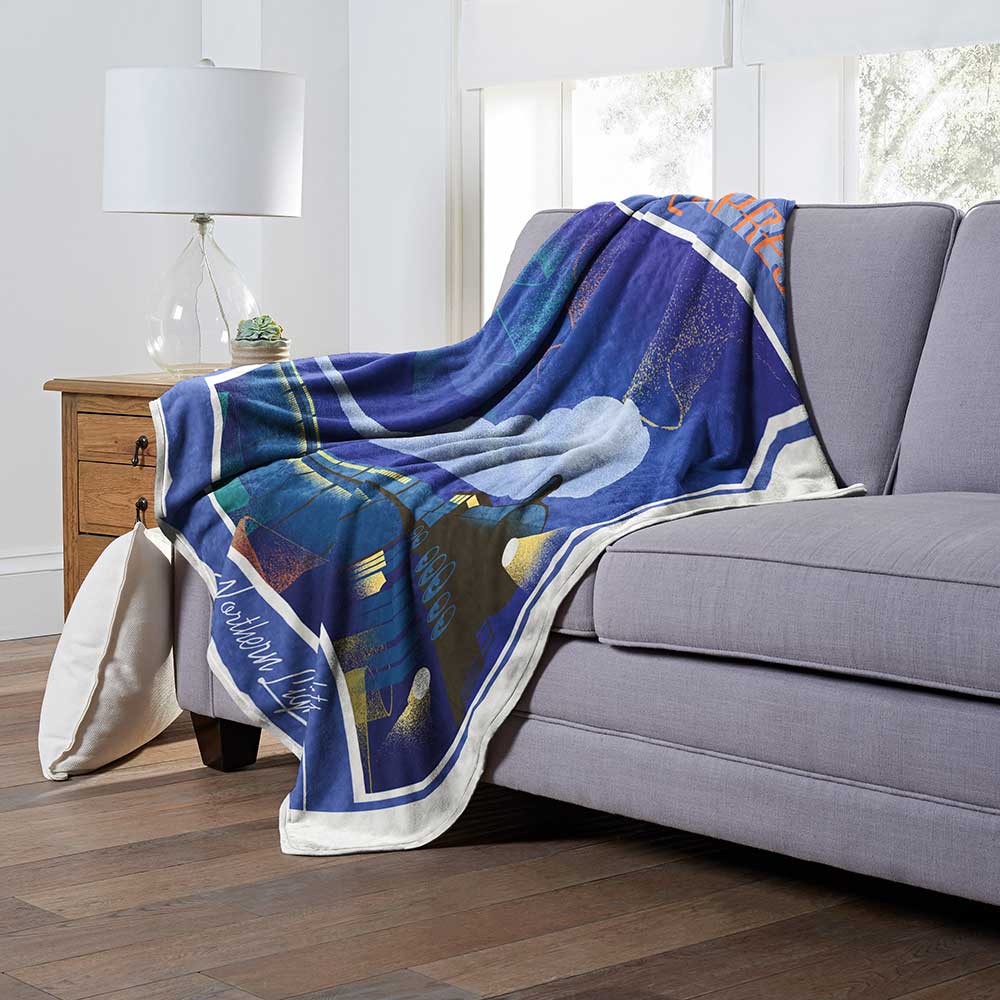 Warner Bros. Polar Express A Magical Journey Silk Touch Throw Blanket 50x60 Inches