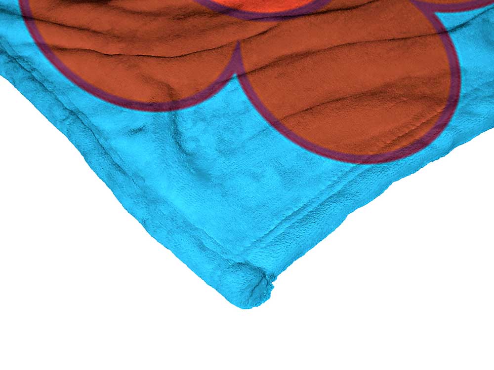 Cartoon Network Powerpuff Girls 70S Style Puffs Silk Touch Throw Blanket 50x60 Inches