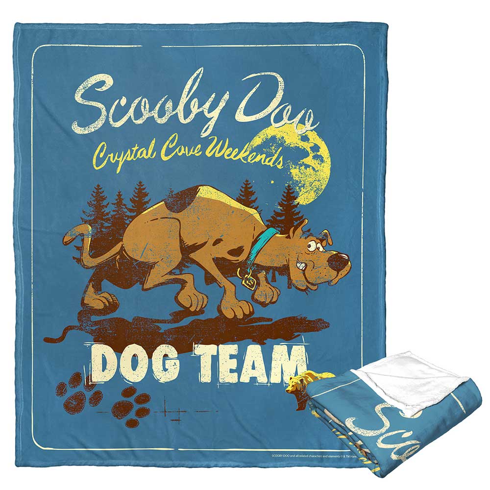 Warner Bros. Scooby-Doo Dog Team Silk Touch Throw Blanket 50x60 Inches