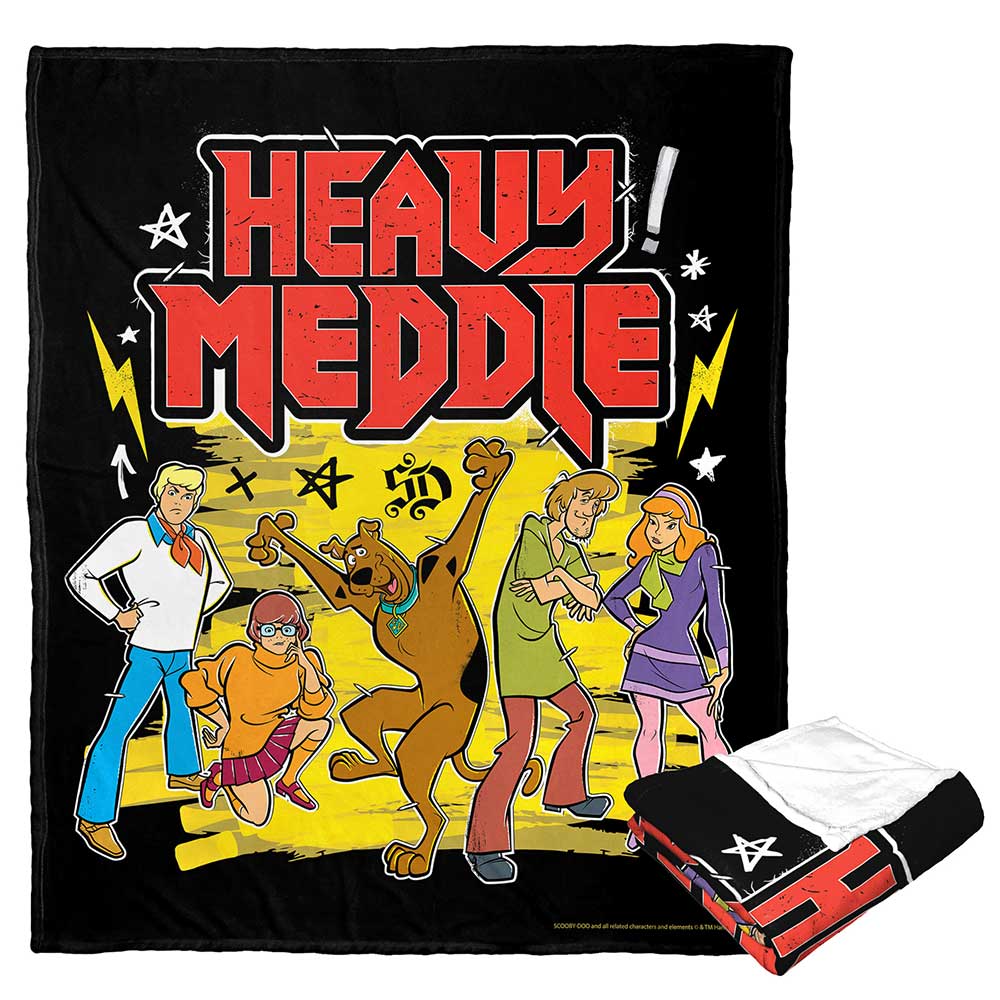 Warner Bros. Scooby-Doo Heavy Meddle Silk Touch Throw Blanket 50x60 Inches