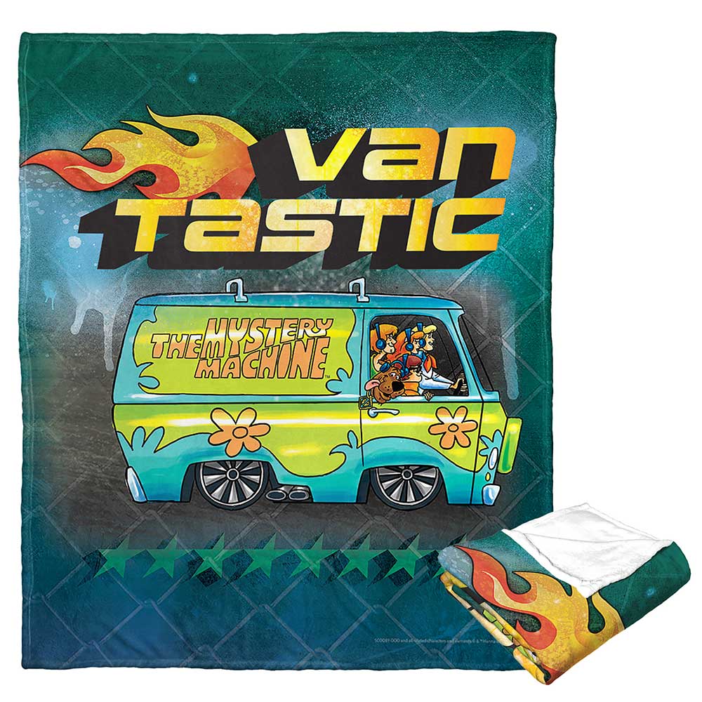 Warner Bros. Scooby-Doo Vantastic Silk Touch Throw Blanket 50x60 Inches