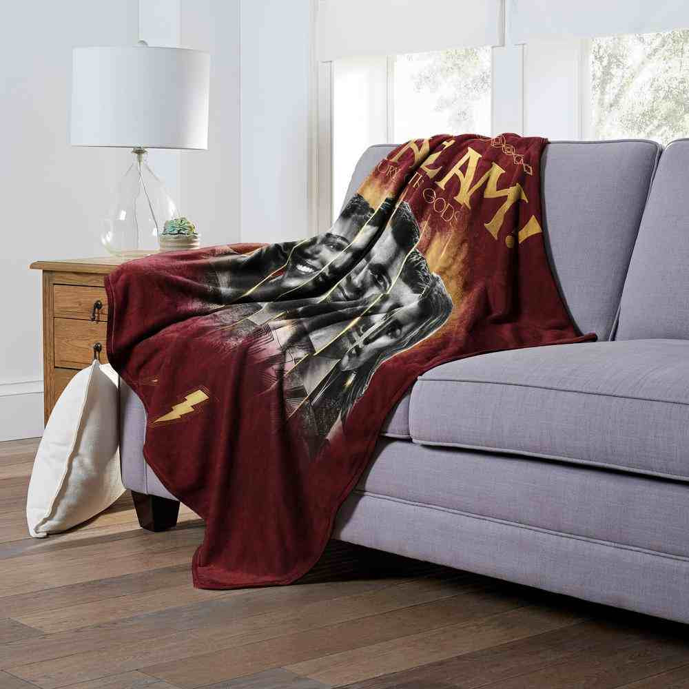 Warner Bros. DC Comics Shazam Super Family Silk Touch Throw Blanket 50x60 Inches
