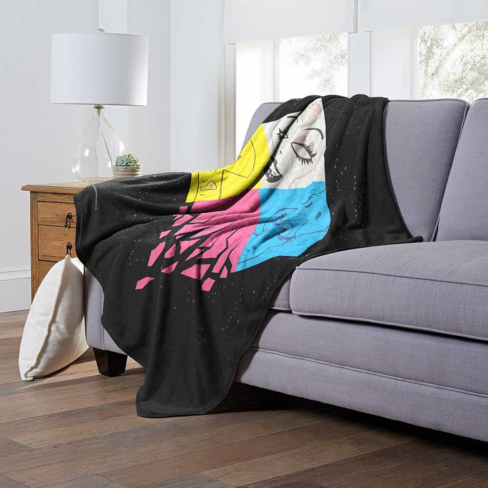 Cartoon Network Steven Universe Diamond Death Silk Touch Throw Blanket 50x60