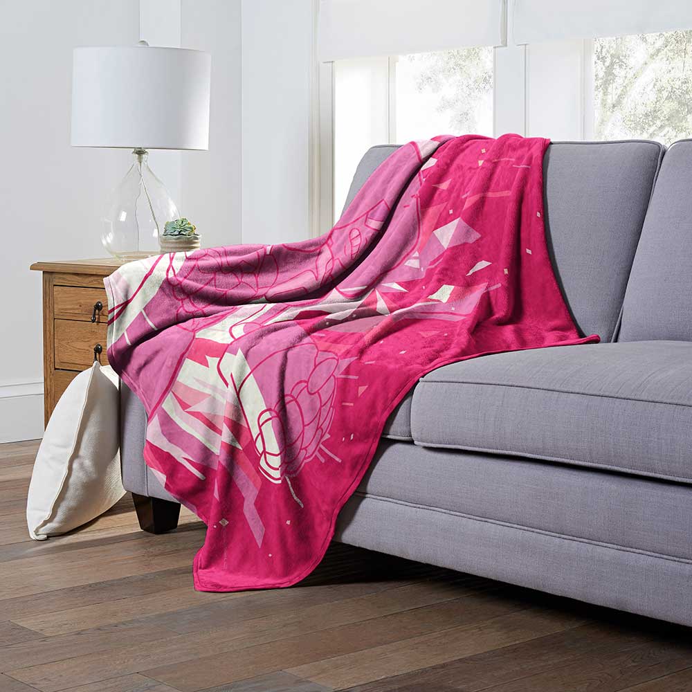Cartoon Network Steven Universe Garnet Crystal Burst Silk Touch Throw Blanket 50x60