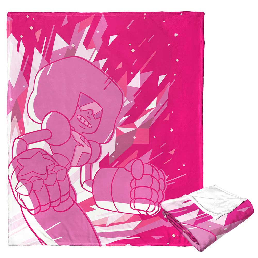 Cartoon Network Steven Universe Garnet Crystal Burst Silk Touch Throw Blanket 50x60