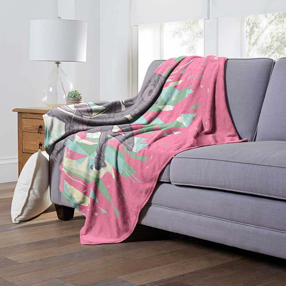 Cartoon Network Steven Universe Pearl Crystal Burst Silk Touch Throw Blanket 50x60