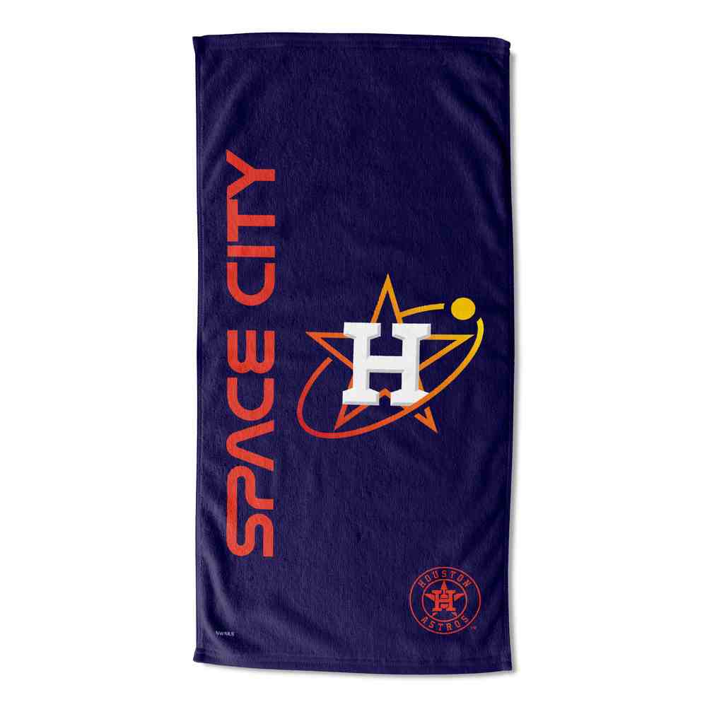 MLB Houston Astros City Connect Beach Towel 30x60 Inches