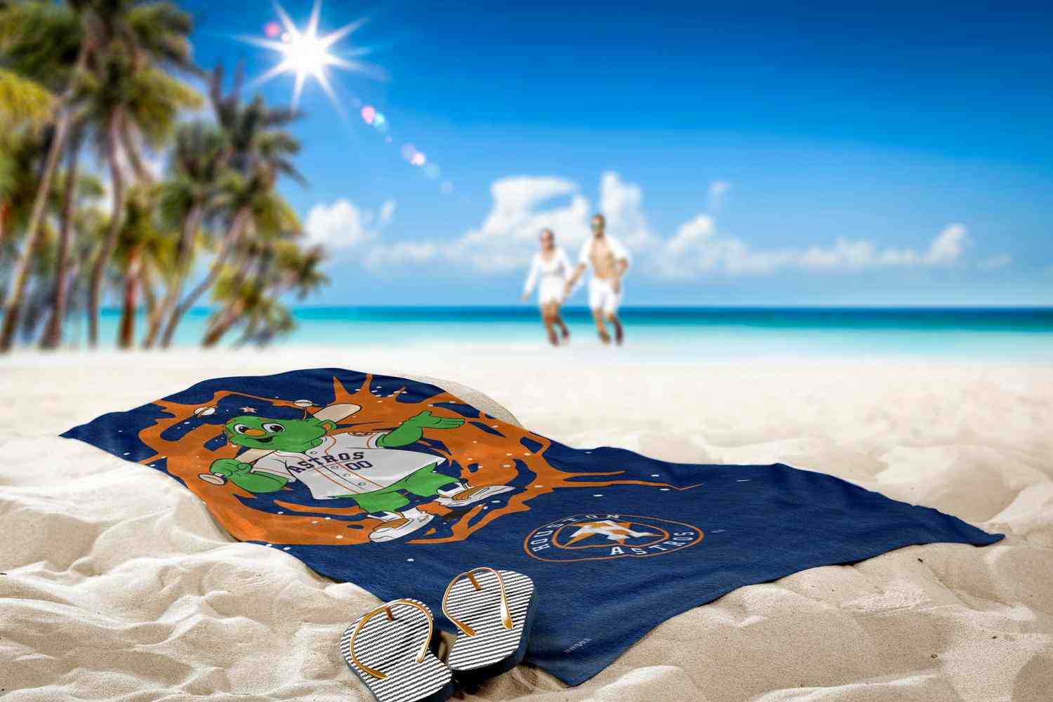 MLB Houston Astros Mascot Beach Towel 30x60 Inches