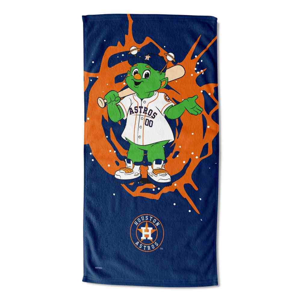 MLB Houston Astros Mascot Beach Towel 30x60 Inches