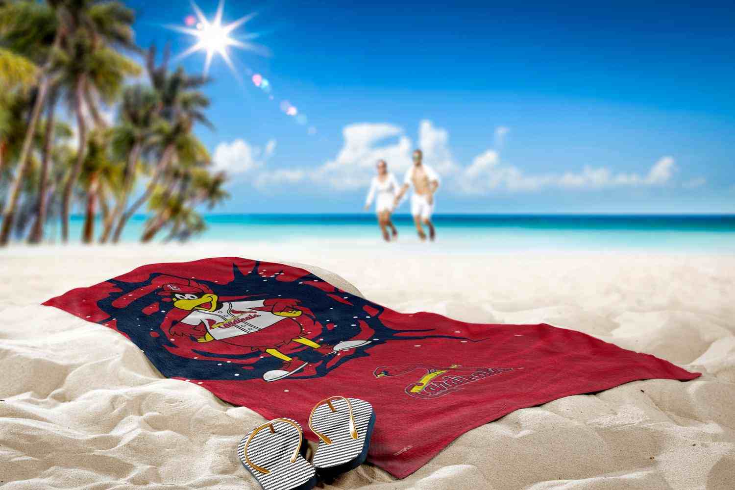 MLB St. Louis Cardinals Mascot Beach Towel 30x60 Inches