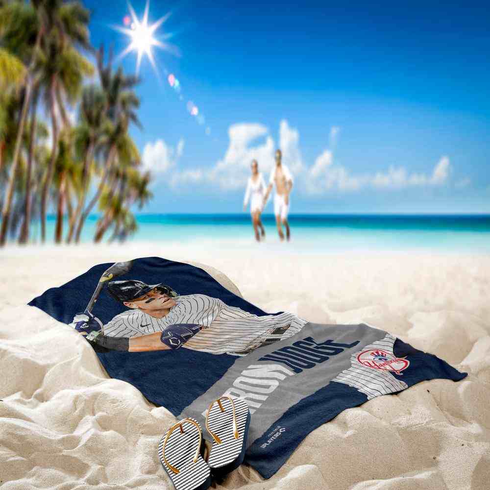 MLB New York Yankees Aaron Judge Beach Towel 30x60 Inches