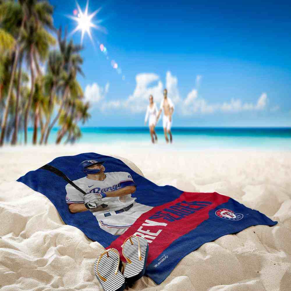 MLB TX Texas Rangers Corey Seager Beach Towel 30x60 Inches